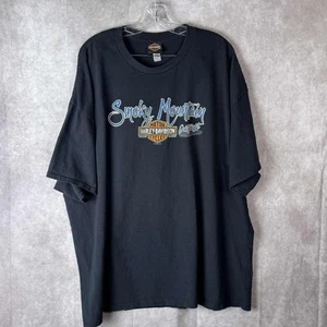 Harley Davidson Shirt Mens 4XL Bryson City, NC Smokey Mountains T-Shirt - Picture 1 of 8