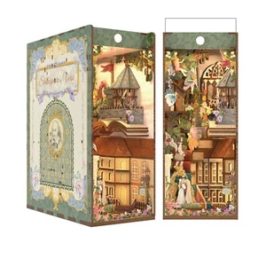 Tonecheer 3D Puzzle Zum Selbermachen Buchecke Kit Shakespeares Vers - Bild 1 von 7
