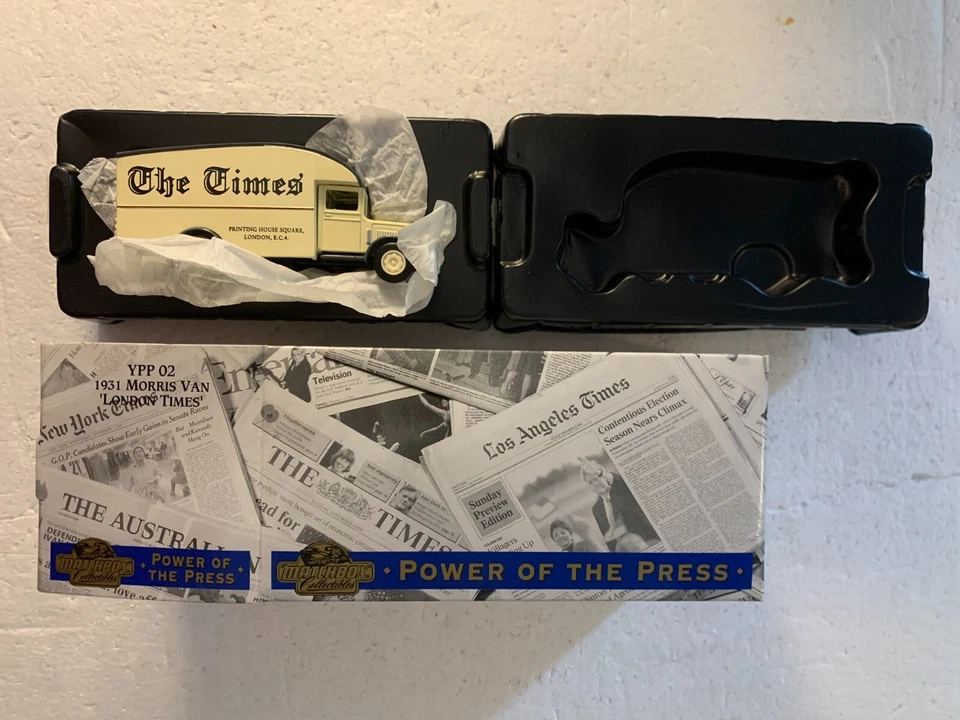 1931 Morris Van - London Times YPP-02 - Matchbox Power Of The Press - NEW - Image 1 of 1