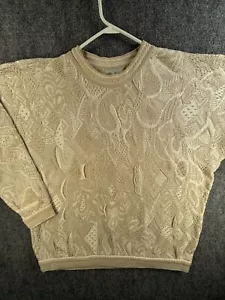 COOGI Naturals XL Earth Tone Beige Australia Made Sweater Knit Pullover ***** - Picture 1 of 24