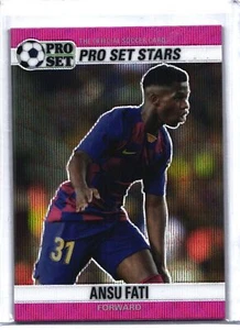 2021 Pro Set Stars Ansu Fati /15 Pink Wave - Picture 1 of 2