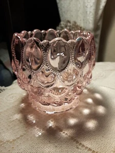 Vintage Mosser Passion Pink Elizabeth Rose Bowl Vase! SPARKLING, GORGEOUS! RARE! - Picture 1 of 4