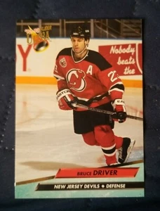 1992-93 Ultra New Jersey Devils Hockey Card #336 Bruce Driver  - Picture 1 of 2