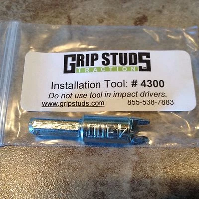 Grip Studs ATV 4x4 Truck Tire Studs, #4300 Installation Tool for Studs 1300 1350 - Image 1 of 4