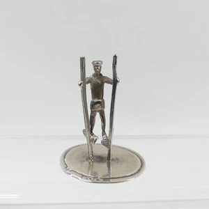 Silberminiatur Stelzenläufer 835er Silber 3,5 cm - Bild 1 von 7