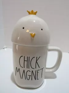 RAE DUNN "KÜKENMAGNET" TASSE MIT ENTENKOPF AUFSATZ 8" HOCH MIT DECKEL - Bild 1 von 6