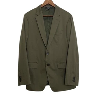 Banana Republic Rapid Movement Blazer Mens 42R Olive Green Performance Stretch - Picture 1 of 17