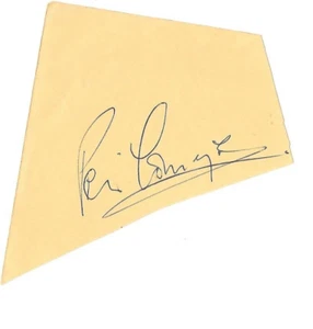 Piers Courage 1942~1970 SIGNIERTES Autogramm Album Seite F1 Fahrer SEHR SELTEN - Bild 1 von 1