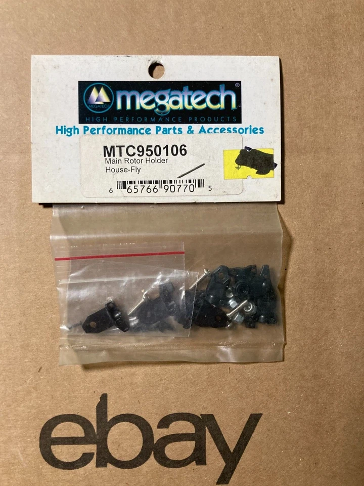 3 OF Megatech House Fly Main Rotor Holder MTC950106 R/C Heli NIP - Image 1 of 1