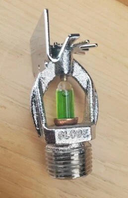 Cabezal de rociador de pared lateral contra incendios Globe J88 784A CROMO 200° Foto 1 de 4