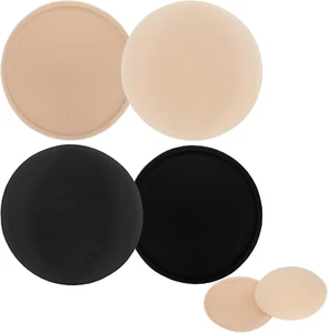 Round Bra Inserts Pads, Removable Washable Push up Cups for Bikinis & Sports Bra - Picture 1 of 12