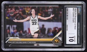 Caitlin Clark ROOKIE 2023-24 Bowman U Now #63 Graded Gem Mint 10 CGC - Picture 1 of 2
