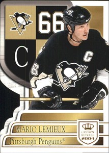 2003-04 Crown Royale Penguins Hockey Card #80 Mario Lemieux