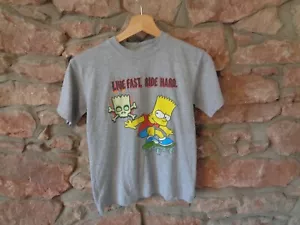 The Simpsons Childs Live Fast Die Hard T Shirt - Picture 1 of 9