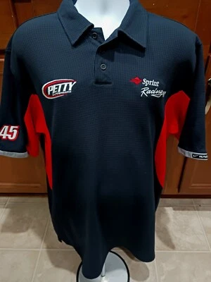 Camiseta polo Nike emitida por el equipo Petty Enterprises XL Sprint #45 NASCAR Racing Foto 1 de 4