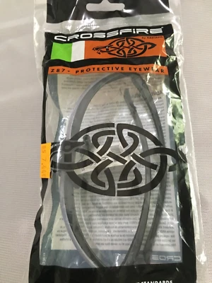 Gafas protectoras de seguridad lentes transparentes ANSI Z87+ impacto estándar NOS Foto 1 de 2