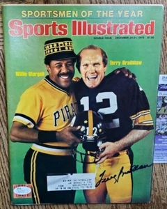 Autographed Signed Steelers Terry Bradshaw 1979 Sports Illustrated Magazine JSA - Picture 1 of 4