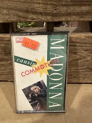 MADONNA - CAUSING A COMMOTION USA CASSETTE SINGLE RARE 1987 SIRE RECORDS - Image 1 of 3