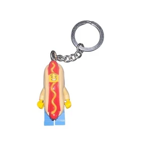 Lego Hot Dog Man Keychain - Picture 1 of 3