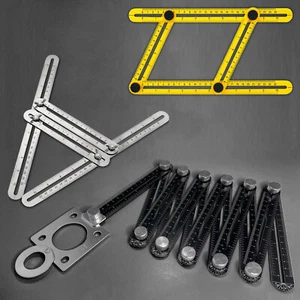 Multiwinkel Messlineal Angleizer Winkelmesser Winkelschablone Schmiege Lehre - Bild 1 von 9