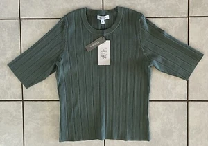 Preview Ribbed Knit Top Size XL New With Tags - Picture 1 of 7
