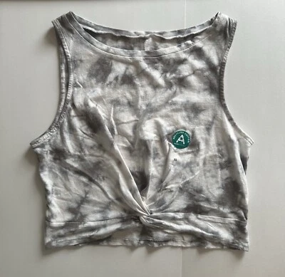 Aeropostale 女式灰色大理石纹运动背心 XS 码 — 第 1/4 张图片