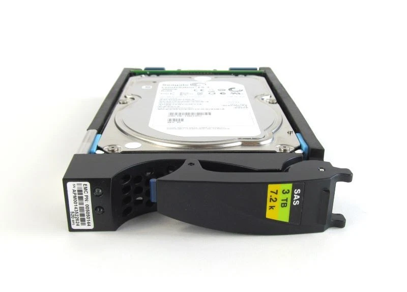 EMC VNX Storage 3TB 7.2K 3.5" SAS Hard Drive 005050144 V3-VS07-030 V4-VS07-030 - Image 1 of 1