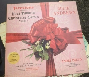 FIRESTONE PRESENTS YOUR FAVORITE CHRISTMAS CAROLS VOL. 5 VINYL LP ALBUM ANDREWS - Picture 1 of 3