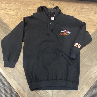 Tony Stewart Hoodie Sweatshirt Mens Large Winners Circle #20 Pullover NASCAR VTG - Изображение 1 из 4