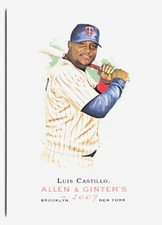2007 Topps Allen & Ginter Luis Castillo Minnesota Twins #171