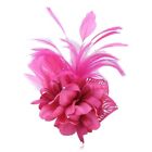 Women Jewelry Accessory Scarf Clip Lapel Pins Feather Brooch Flower Broohes Pin