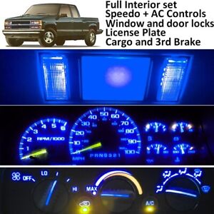 38 Blue LED Kit Full Interior, Speedo, AC Control, door/window, cargo +3rd brake