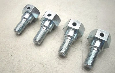 53 54 55 1953 1954 1955 Ford F100 F250 camión capó bisagra pernos nuevo X4 * Foto 1 de 4