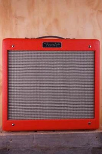 Fender Pro Junior IV LTD - 15W Valve Guitar Combo Amplifier in Red, Used - Picture 1 of 4