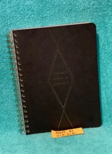 Dream It, Believe It, Achieve It, Fringe Studio Notebook Logbook Journal Spiral - Picture 1 of 6