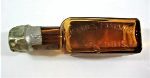 Botella de medicina charlatán homeopática de colección Luyties con corcho Ipecacuanha St Louis - Imagen 1 de 4