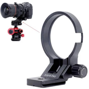 Supporto anello montaggio treppiede collare obiettivo per adattatore convertitore attacco Canon EF-EOS R - Foto 1 di 11