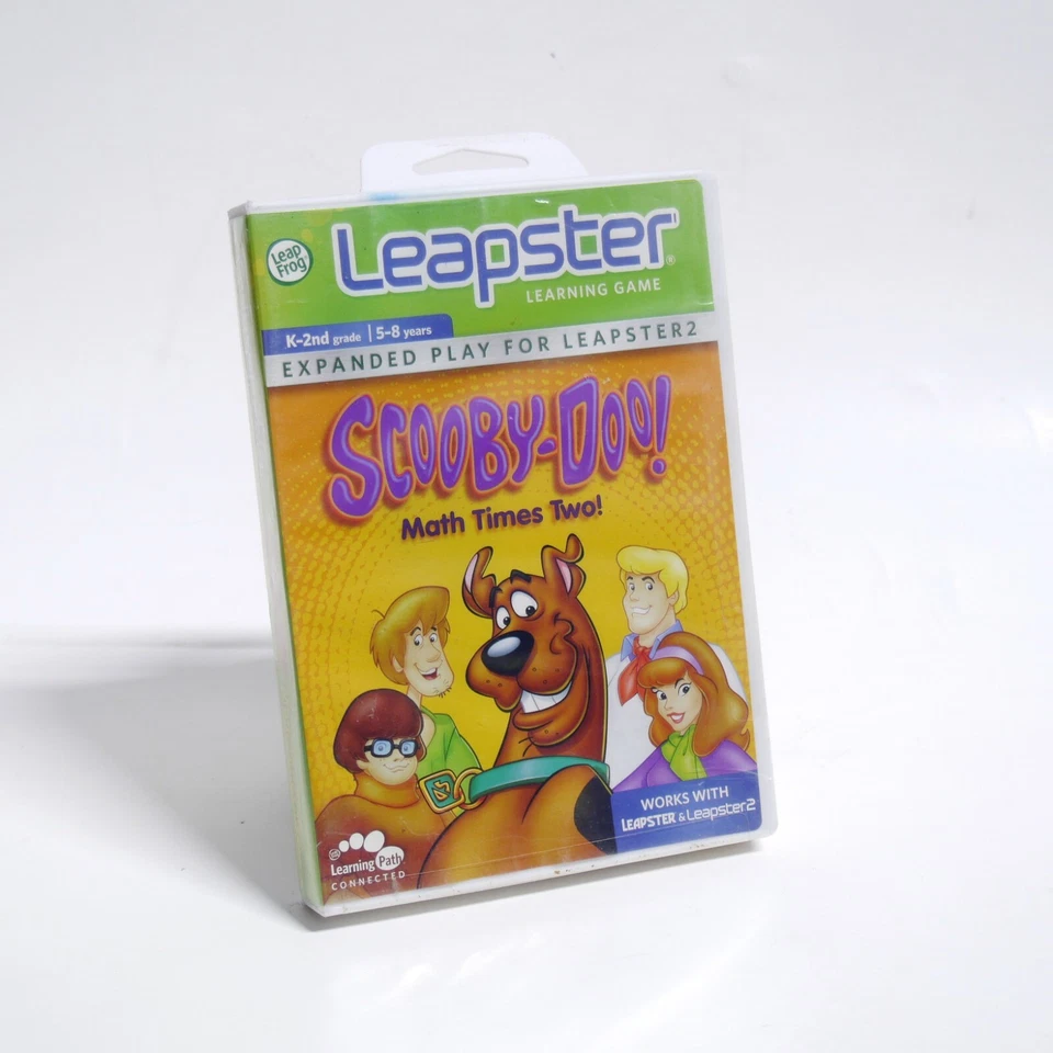 LeapFrog Leapster 1 & 2 Learning Game Scooby-doo Math Times Two