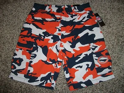 Nuevos Pantalones Cortos de Caminar Informales CHICAGO BEARS NUEVOS CON ETIQUETAS para Hombres Carga Camuflaje 32 34 36  Foto 1 de 3