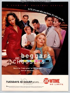 Beggars And Choosers Showtime Original Series Promo 2000 Full Page Print Ad - Bild 1 von 4