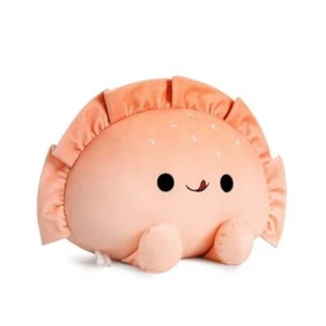 Cute Dumpling Plush Pillow Funny Food Fried Dumplings Pancakes Stuffed - Picture 1 of 8
