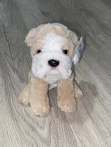Realistic Demdaco French Bulldog Animal Toy Beanbag 2015 Nat & Jules 9" - Picture 1 of 6