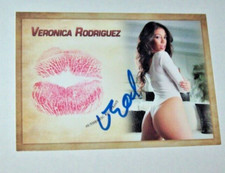 2023 Collectors Expo Model Veronica Rodriguez Autographed Kiss Card