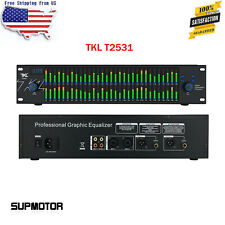 Tkl T2531 Graphic Equalizer Audio Processor Two 31-Band Spectrum Display suUsa