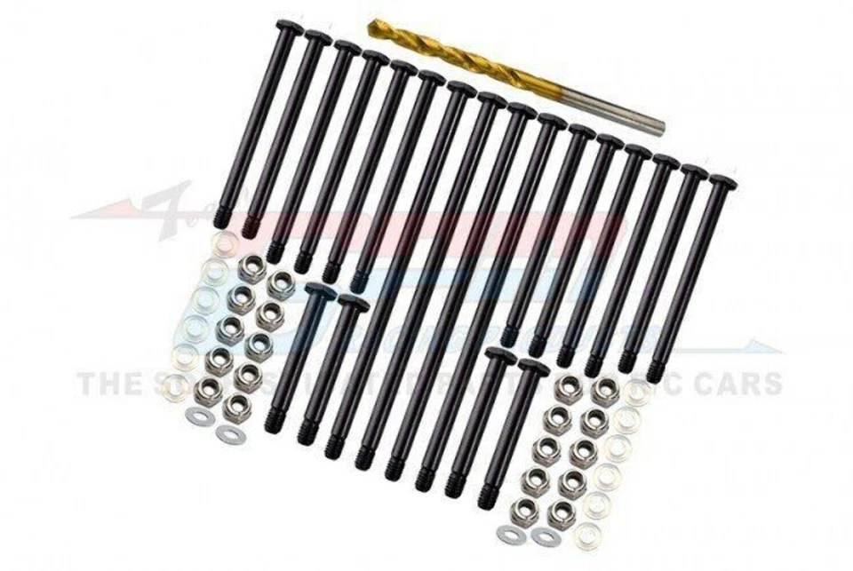 Pasadores de suspensión delanteros y traseros (juego completo) - Compatible con X-Maxx y XRT Foto 1 de 1