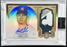 2023 Topps Dynasty Gerrit Cole MLB Logoman Game Used Patch Auto # 1/1 Yankees