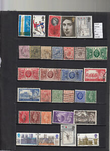 STAMPS LOT GREAT BRITAIN USED  (L41528)