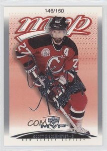 2003-04 Upper Deck MVP Silver Script /150 Scott Niedermayer #254 HOF