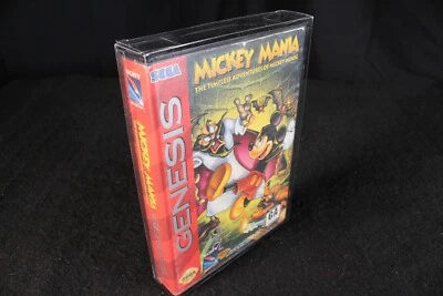 Sega Genesis Mickey Mania CIB with manual and box vintage Disney video game 1994 - Image 1 of 4