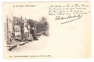 CPA PLOUBAZLANEC 22 - BRETAGNE PITTORESQUE MUR DES PERIS EN MER POEME ~B19 - Imagen 1 de 1